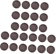 LIFKOME 24Pcs Slip Furniture Caster Cups for Plastic Bed Stoppers Floors from Scratches Fits Sofas Chairs