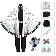 Kids Demon Slayer Shinobu Kocho Costume Kimetsu No Yaiba Anime Cosplay