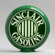 Sinclair Bars 13.5" Gas Pump Globe w/ Green Plastic Body (G212)