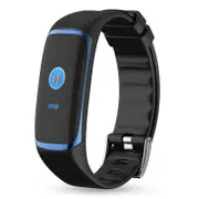 P9 Color OLED Display Smart Watch Real Time HR Blood Pressure Oxygen HRV Monitor Watch BLUE COLOR