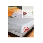 Full Size Mattress Cover Waterproof Plastic Bed Bug Dust Mites Allergen