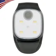 LED Clip Lamp 4 Lighting Modes Clip Headlamp for Fishing Hiking USB Rechargeable