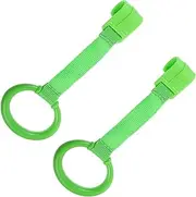 SHOWERORO Montessori Toddler Pull Rings 2pcs Hanging Rings Suction Spinners Arm Strength Exercise Safe