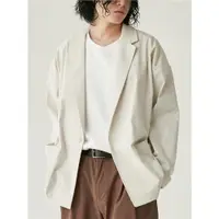 在飛比找ETMall東森購物網優惠-WATEREVER米白色果實夾克外套