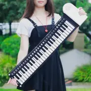 49-Key Roll-Up Piano – Portable Silicone Keyboard