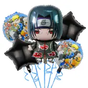 5PC Naruto Itachi Foil Balloon Set Birthday Party Supplies Decoration
