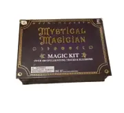 Mystical Magician Magic Trick Set 100+ Tricks Tips & Illusions, W/ Magic Wand