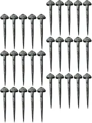 BELLIFFY Horseshoe Nail Replacement 50pcs Iron Horseshoe Nails Fixator Small Horseshoe Nail Equestrian Supplies