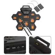 Brand New Effect Pedal Effect Pedal 6 PCS Built-in Speaker Electronic Drum Set