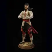 Liu kang 3D print figure 1/6 31cm Model Kit Unpainted Unassembled Garage Kit