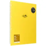 Aqua Drops Refillable Display Book A4 10 Pockets Vivid Yellow
