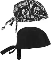 [SAFIGLE] Cooking Chef Hat for Women Men Adjustable Kitchen Work Cap Breathable Fabric