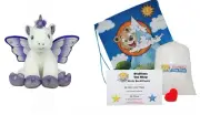 Make Your Own Stuffed Animal Cuddly Soft Crystal the Unicorn Kit 16"- No Sew - K
