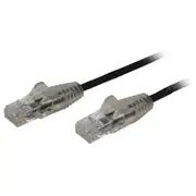 StarTech.com 1 m CAT6 Cable - Slim CAT6 Patch Cord - Black - Snagless RJ45 Connectors - Gigabit Ethernet Cable - 28 AWG (N6PAT10