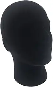 LOLIPPYY 1Pc Male Head Model for Hat Display Realistic Male Mannequin Head for Wigs Hats for Home Barber Shop Use Durable and Convenient Storage