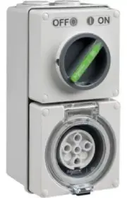 Clipsal EASY-56 SWITCHED SOCKET 500V 5-Pin 3P+N+E *Aust Brand- 10A, 20A Or 32A