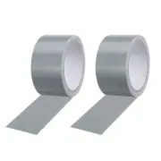 2 Pcs Gaffers Tape 2 in x 16 Yard, Waterproof Court Line Tape Silver