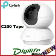 TP-Link C200 Tapo Pan Tilt Wi-Fi Camera, H.264,1080P, 2-Way Audio, Motion Detect