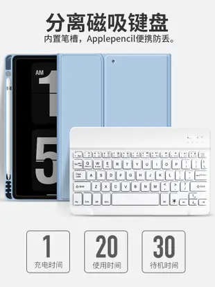 現貨熱銷-適用2021ipad鍵盤保護套帶筆槽ipad2020平板air42019款air3殼air2/1學習iPadp