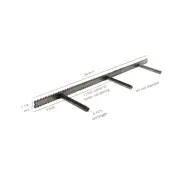 Floating Shelf Bracket, Easy Install, Heavy Duty, Hidden Shelf Support 34 Inch