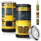 Tumbler - 4-in-1 Design Tumbler Cup Can Cooler - 16oz School Bus Driver