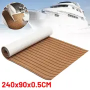 AU 240x90cm EVA Foam Boat Flooring Sheet Brown Marine Teak Decking Carpet Yacht