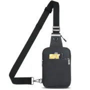 Mini Sling Bag with Multiple Pocket, Small Crossbody Bag with RFID Black
