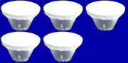 Five 9" White Diffuser Sock for Elinchrom 8" Reflector NEW