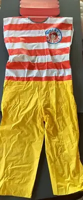 Where’s Waldo Vinyl Costume Vintage 1991 Toys R Us Total Disguise Co. Child Bg5
