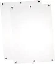 Gogogmee 2Pcs Dry Erase Magnetic Planner Board Transparent Refrigerator Schedule Board for Notes Lists Reminders