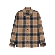 [A.p.c.] A. p.c. Plaid Check-pattern Shirt M BLUE/NEUTRALS