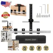 Aluminum Alloy Cabinet Hardware Jig - Precision Drill Guide for Handles & Knobs