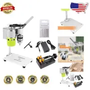 7-Speed Low Noise Mini Drill Press for Precision Metal and Woodworking Projects