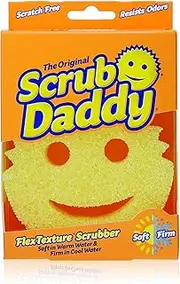 [Scrub Daddy] Flex Texture Cleaning Sponge, Original Yellow