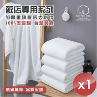 在飛比找PChome24h購物優惠-【HKIL-巾專家】台灣製純棉加厚重磅飯店大浴巾-1入組