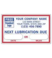 Automotive Static Cling Windshield Labels by Deluxe-Nebs # 1690