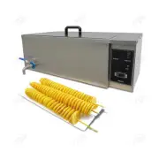 32L Electric Fryer for Spiral Tornado Potato Chips Churros Commercial Fryer 5KW