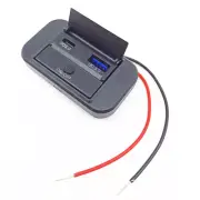 Car Fast Charging QC+PD 2USB Charge Socket Adapter Panel Mount 12-24V W/Switch (for: Fiat)