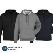Mens Pull On Hoodie Casual Size S M L XL 2XL 3XL 5XL Jumper Fleece Warm SW239ML