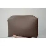 大容量淺咖啡棕色化妝包（LARGE CAPACITY LIGHT COFFEE BROWN COSMETIC BAG）