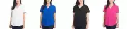 HILARY RADLEY RELAXED FIT SLIGHTLY TEXTURED BLOUSE! VARIETY(#1753857)