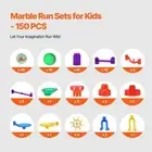 Marble Run Set 150 PCS STEM Building Toy for Kids Educational Blocks Gift