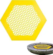 Proxima Direct 1 Pack Large Floating Bee Island for Driking Floatable Bee Waterer Bee Feeder with Beehive Design, Floating Watering Station for Feeding for Outdoor Garden (Yellow)