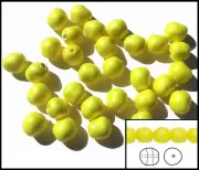Swarovski Baroque Crystal Pearls 5840 - Neon Yellow 6mm - Lot of 40 New
