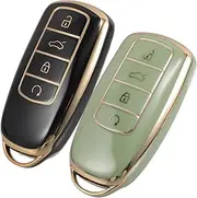 2pcs Tpu Key Fob Case for Little Ant Custom Fit Car Key Cover Hardwearing Tpu Scratch Drop Protection