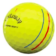 48 Recycled Callaway Chrome Soft Triple Track Yellow with Orlimar Dual Brush