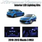 XtremeVision Interior LED for Mazda 3 MS3 Sedan Hatch 10-13 (7 PCS) Blue (for: Mazda)