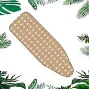 Iron Board Replacement Cover, Iron Board Cover 100% Cotton, Ironing Board Cover for 12-15in X 36-48in Iron Board, Resist Scorching Iron Board Covers(Curry,13x43in/34x110cm)