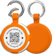 Compatible with AirTag Keychain, IPX8 Waterproof QR Code Air Tag Holder, Silicone AirTags Cases, GPS Item Finders Accessories