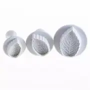 Rose Leaf Plunger Cutter Set of 3